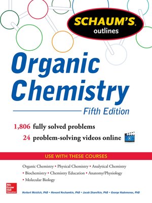 cover image of Schaum's Outline of Organic Chemistry